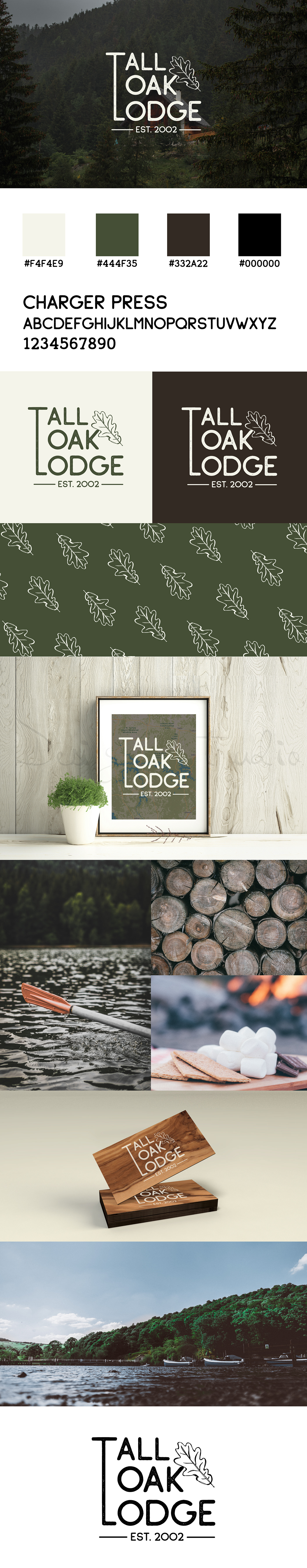 lodge cabin logo lodge logo branding  Lake house lake