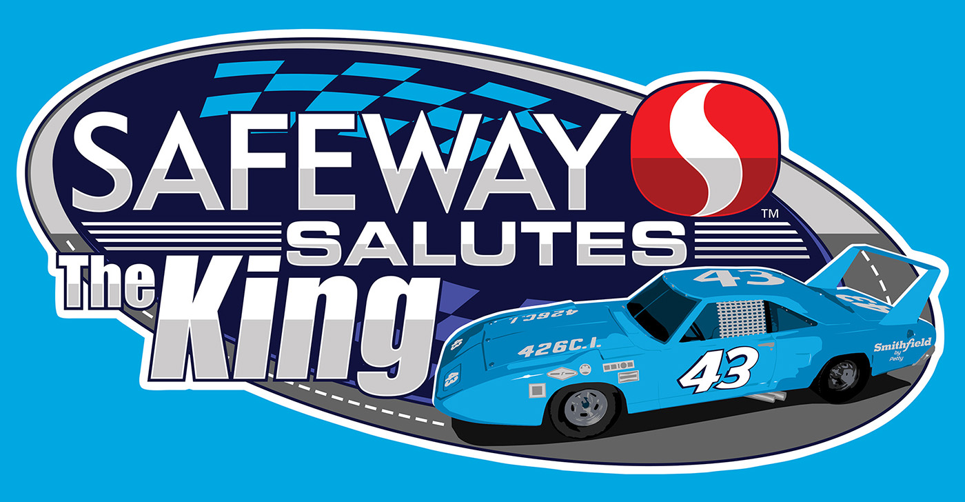 petty NASCAR Racing racecar Safeway Albertsons smithfield Almirola logo motorsports