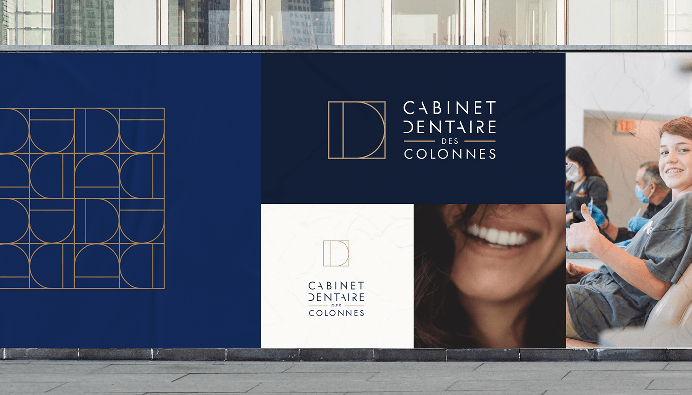 design graphique branding  logo Dentaire cabinet dentaire business card brand identity identité visuelle medicale support de communication