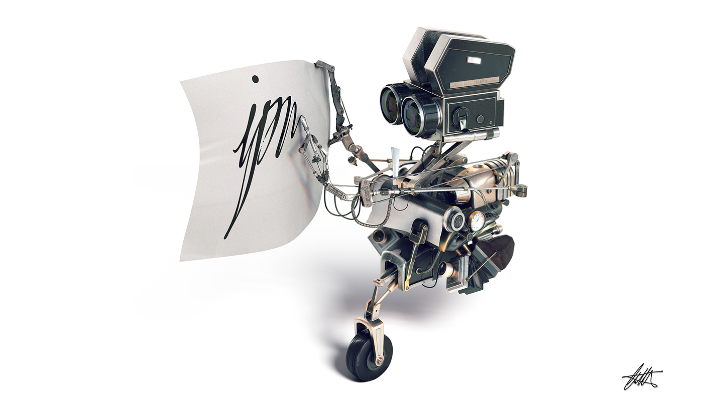 3ds max vray Zbrush CG 3D robot IPM Autodesk pixelogic