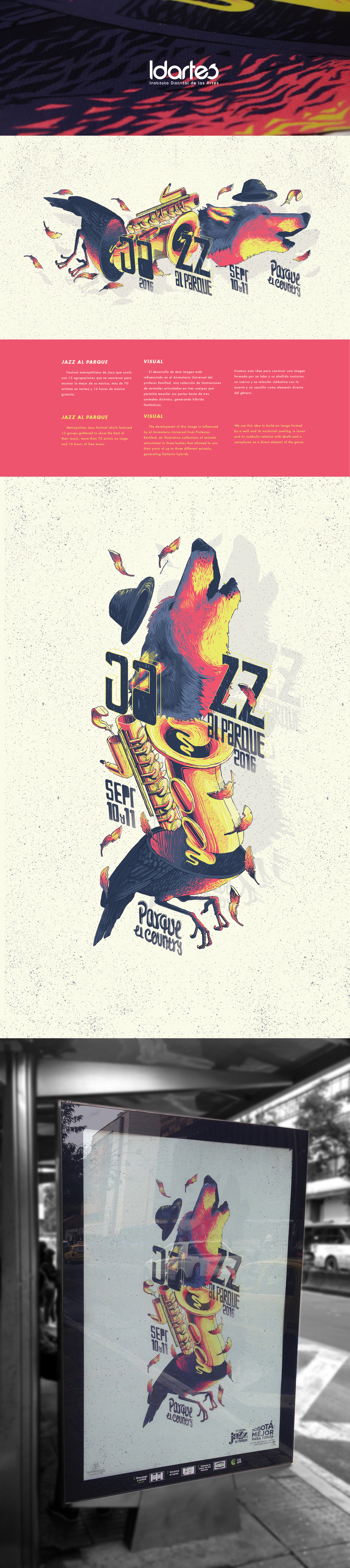 jazz musica festival ilustracion dibujo Digital Art  bogota colombia idartes Ataul