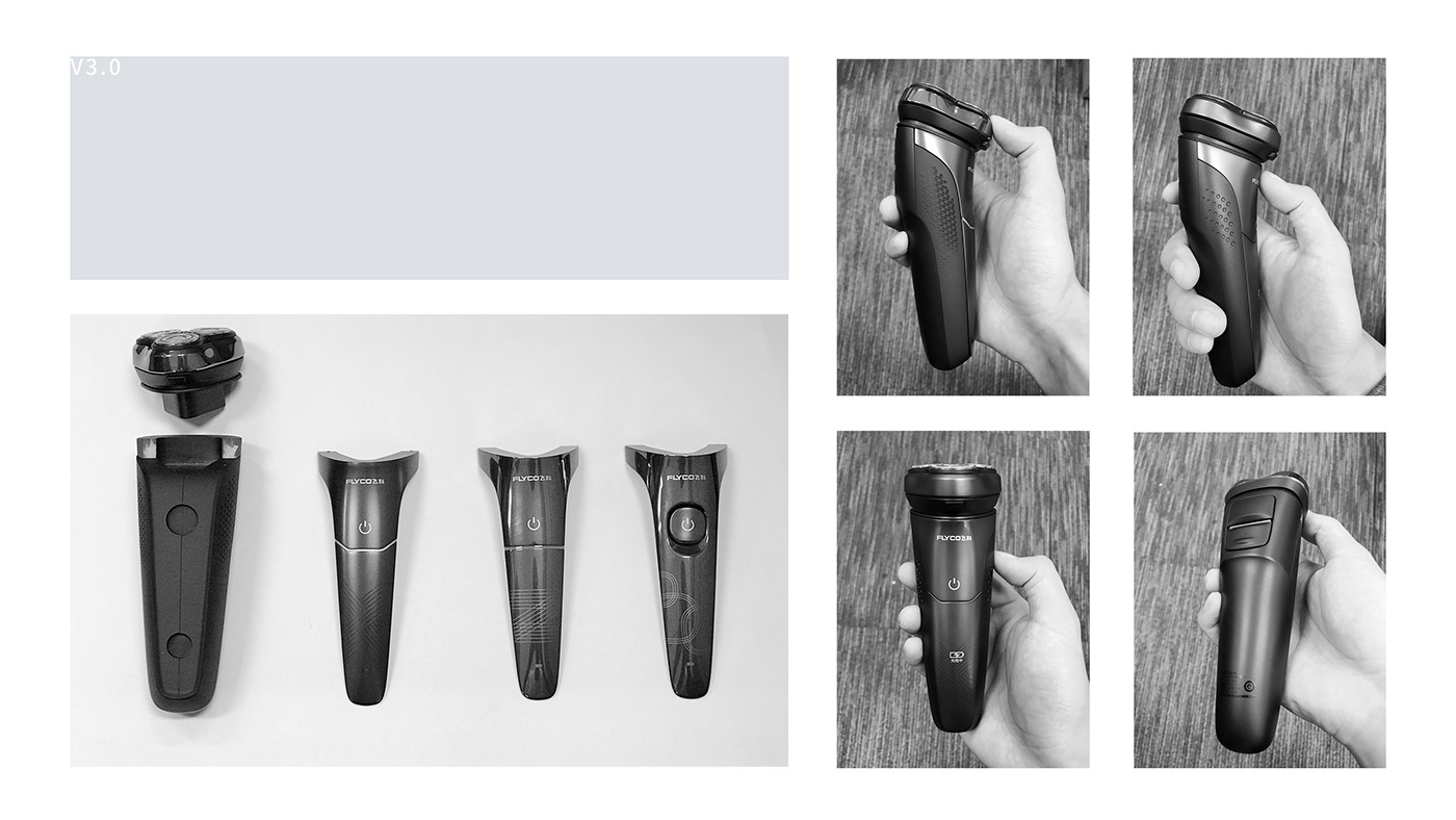 design industrial design  personal care Rotary Shaver shaver