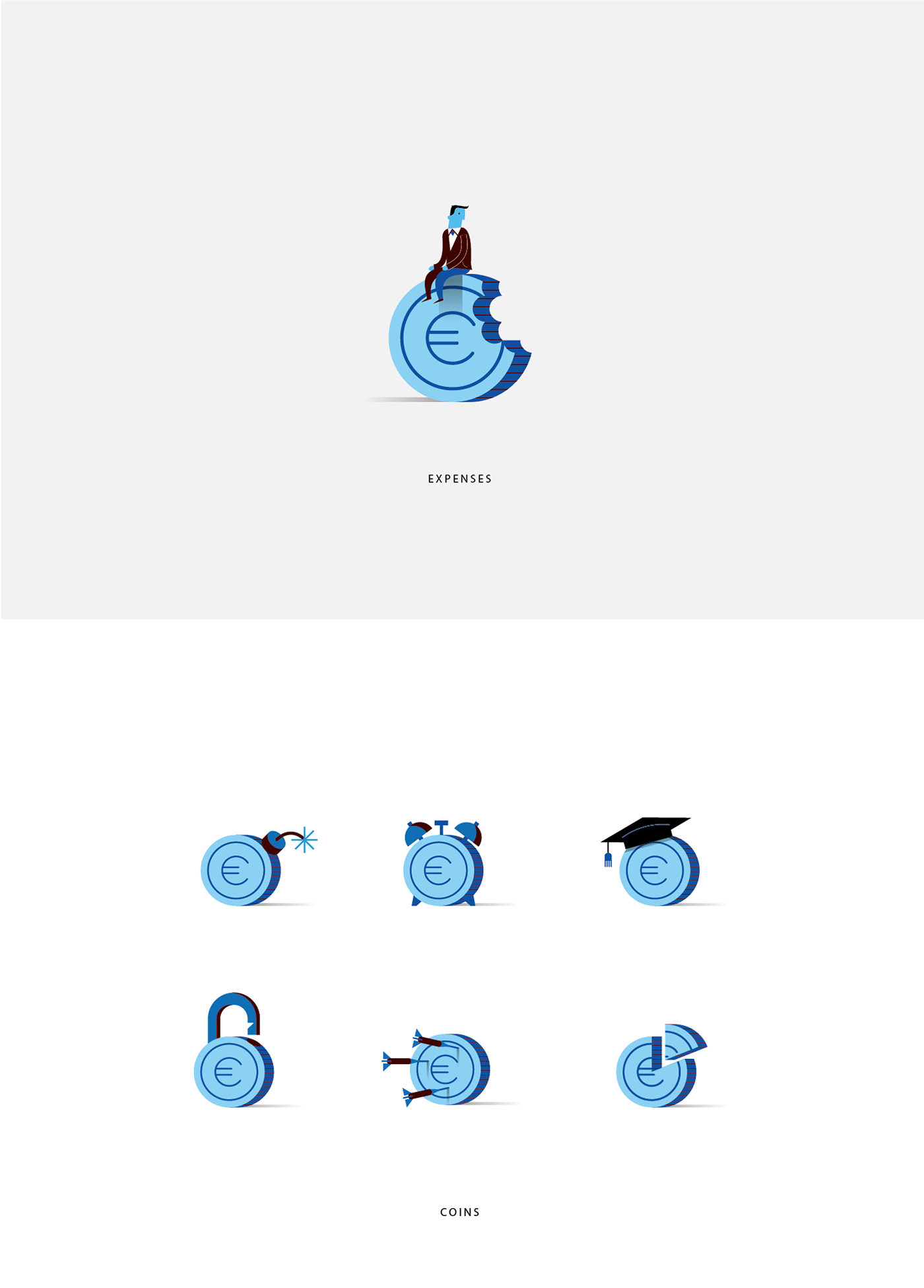Icon icon design  business economy finances bbva spot illustration