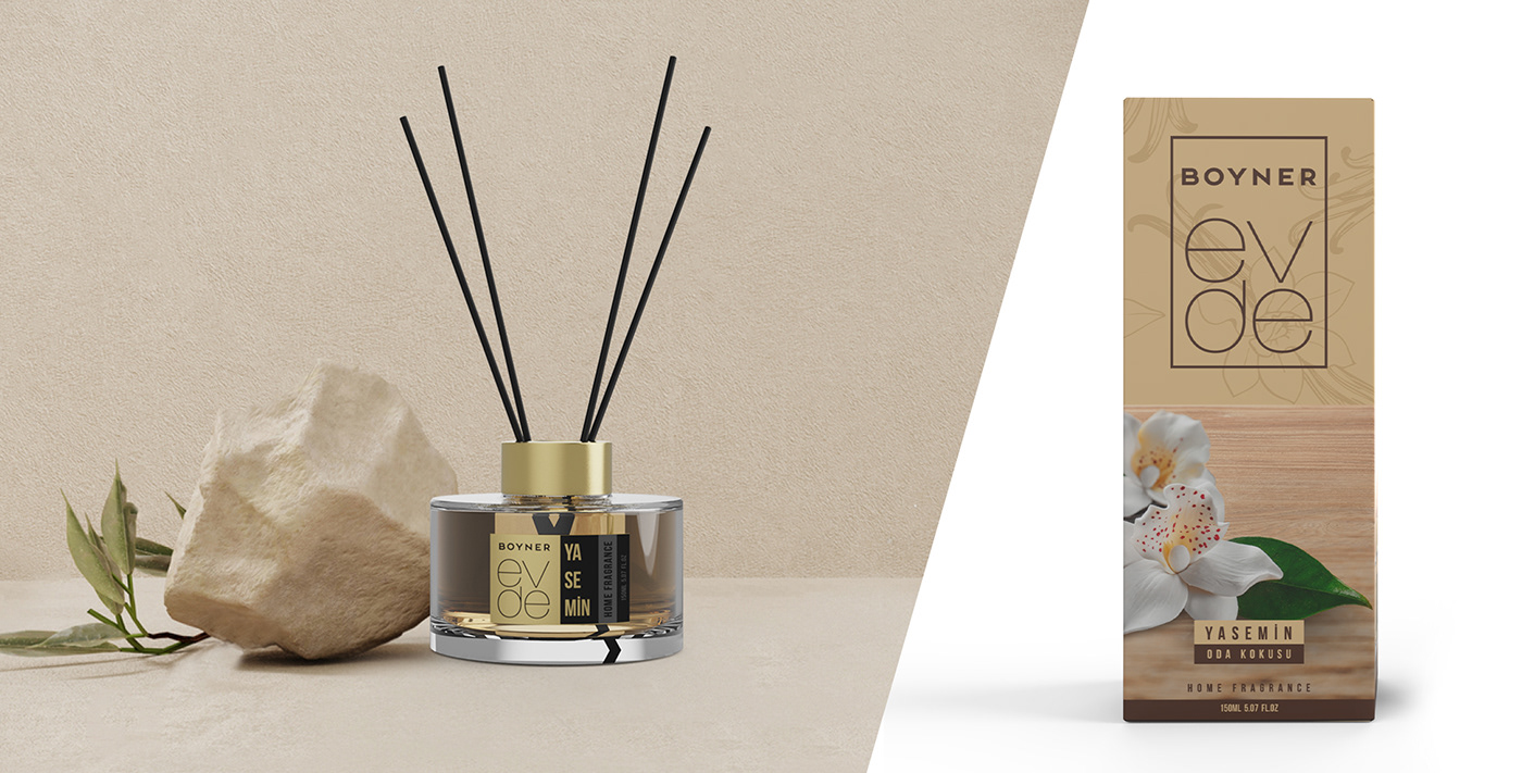 ambalaj ambalaj tasarımı BOYNER Boyner Evde Christmas home fragrance Pack package Packaging perfume