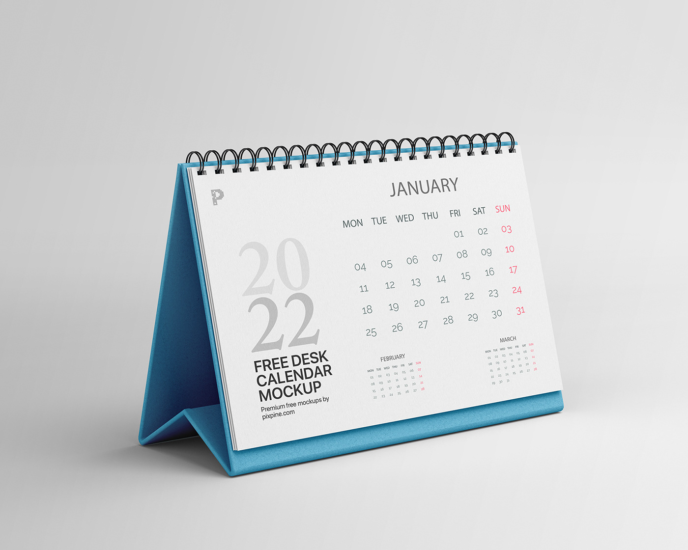 Free Desk Calendar Mockup on Behance