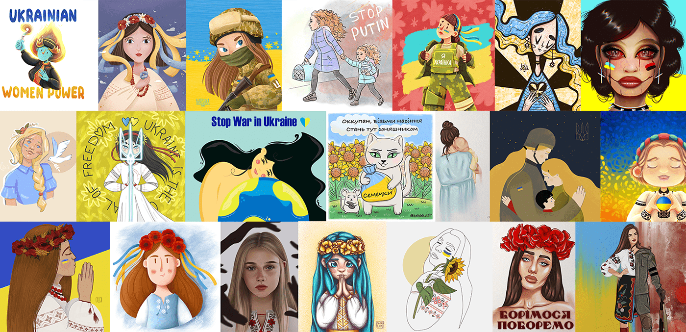 Character design  Collection concept art digital illustration feminism girl illustration Girl Power ukraine women's day womenpower