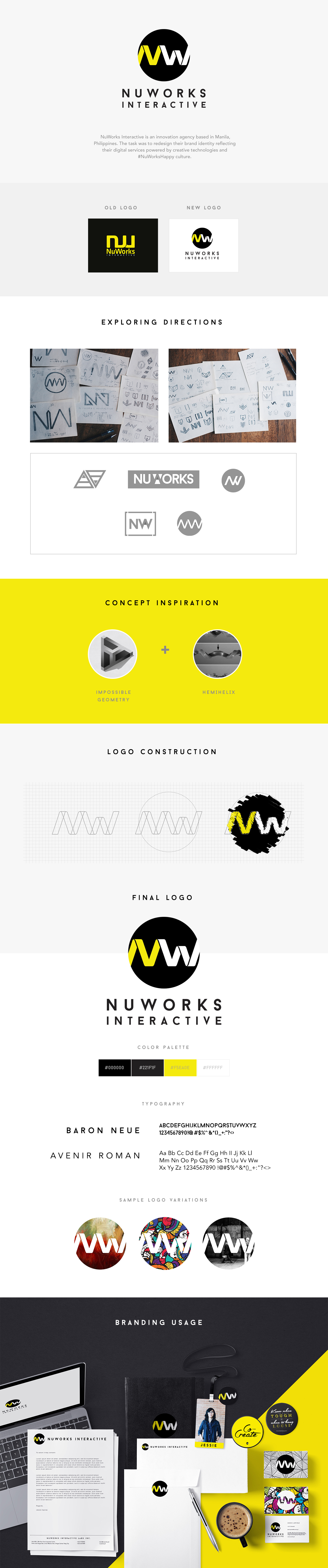 Logo Design branding  brand identity digital agency creative agency Manila yellow black logo