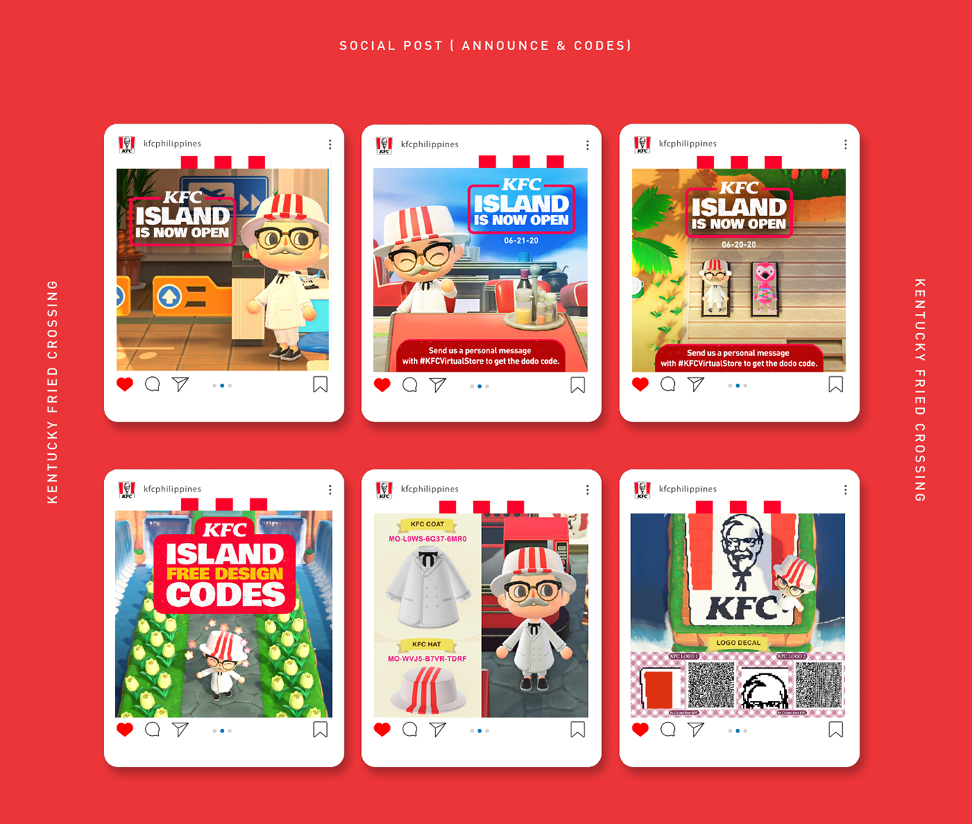 Animal Crossing colonel game Island KFC KFC Animal crossing video game Virtual Game