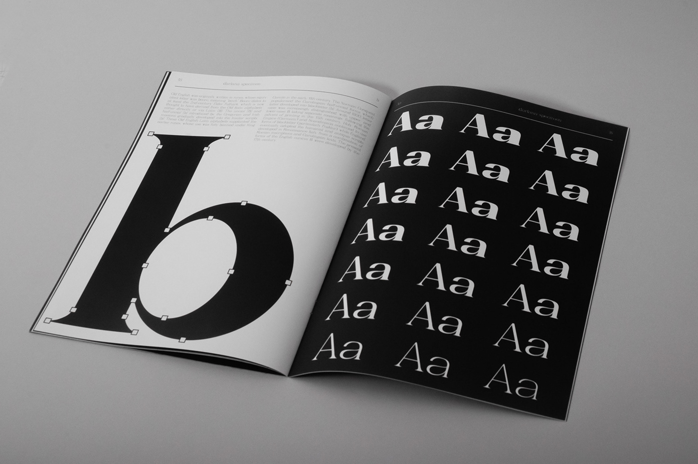 editorial design  font magazine print serif typeface  specimen type design Typeface typography   variable