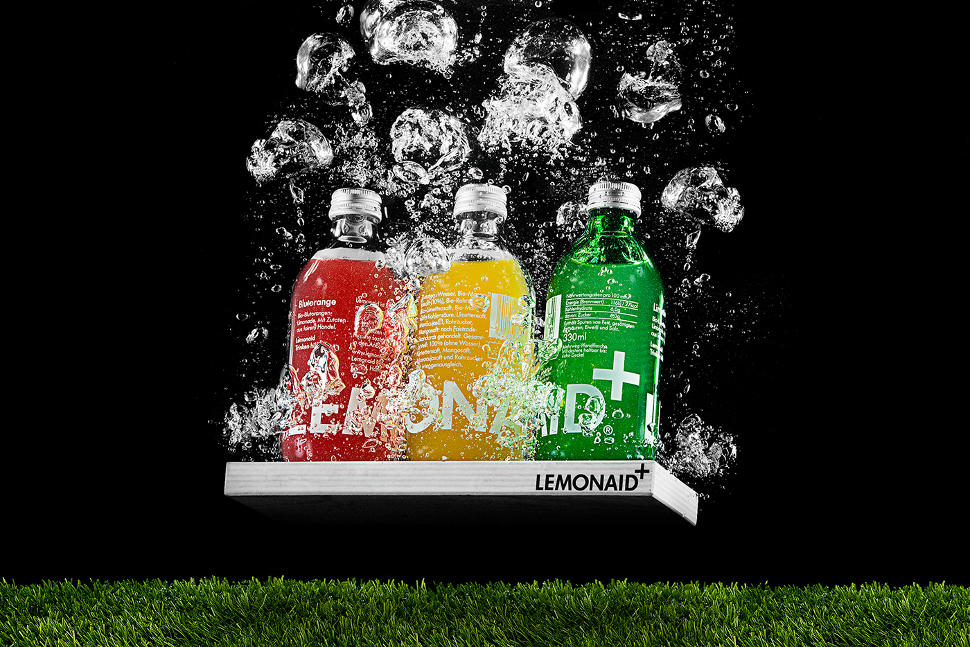 photoshop Lemonaid commercial print Photography  underwater water adobe retouch