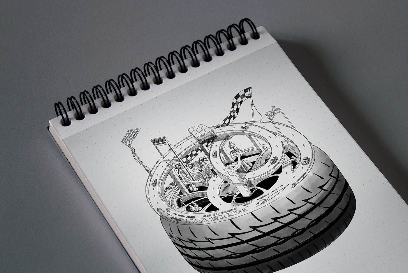 CGI tires automotive   Bridgestone Icon High Speed Goodyear meshlan dubai UAE