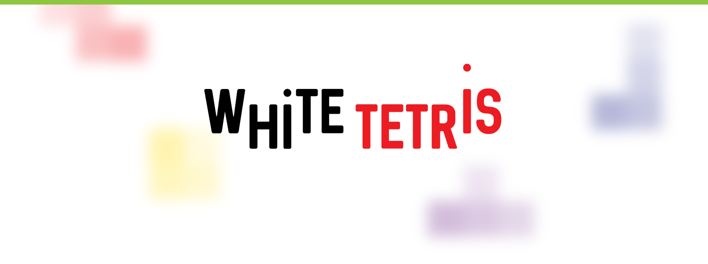 tetris game law judge White minimal promo