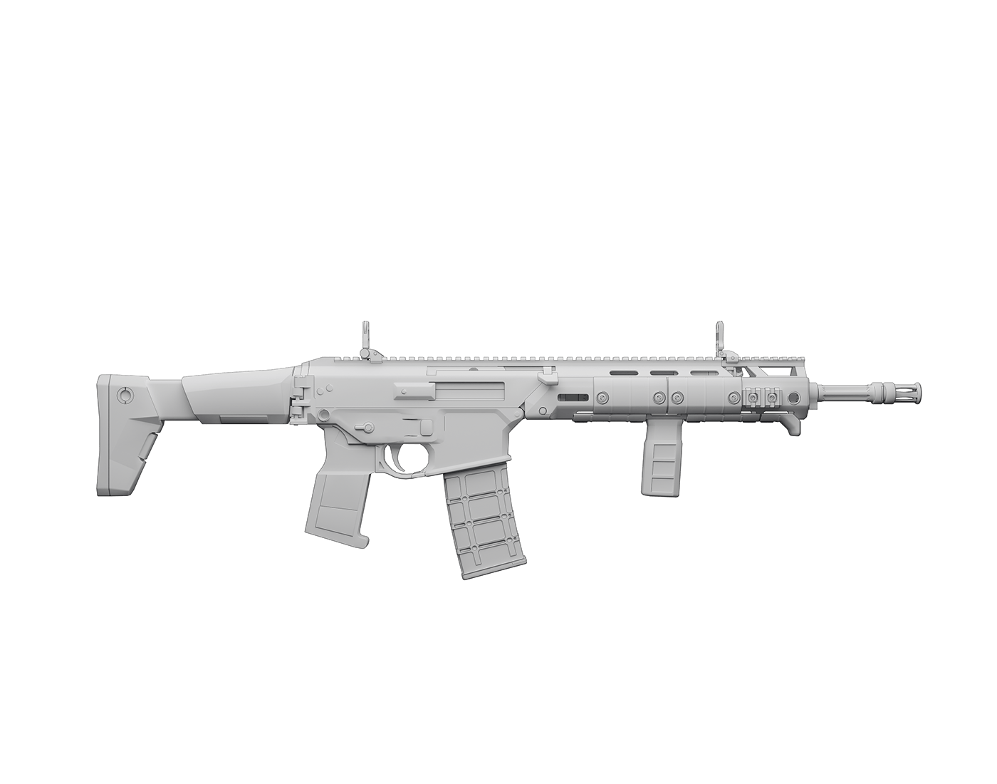 Gun Weapon 3d modeling game War
