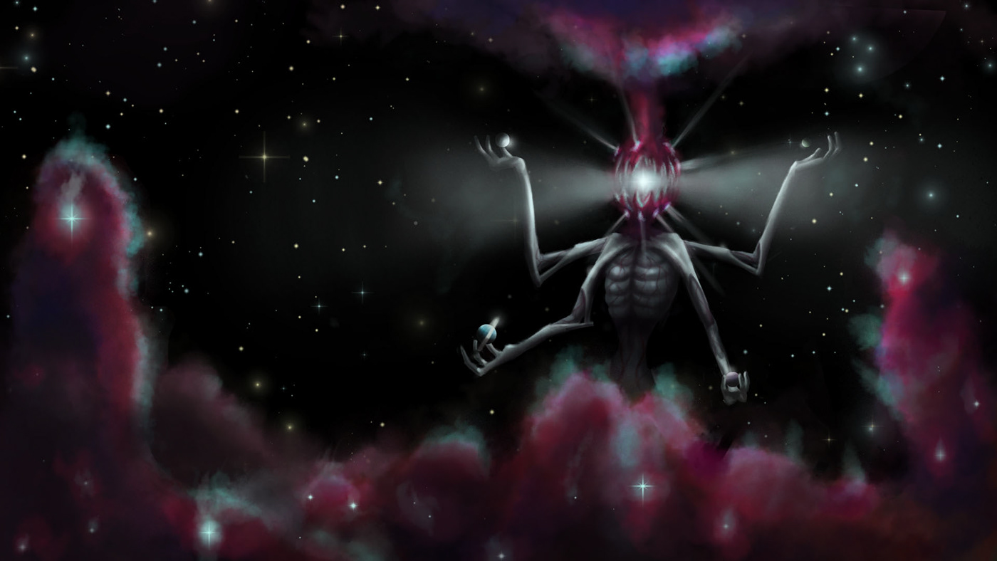 cosmic eldrich God nebula Space 