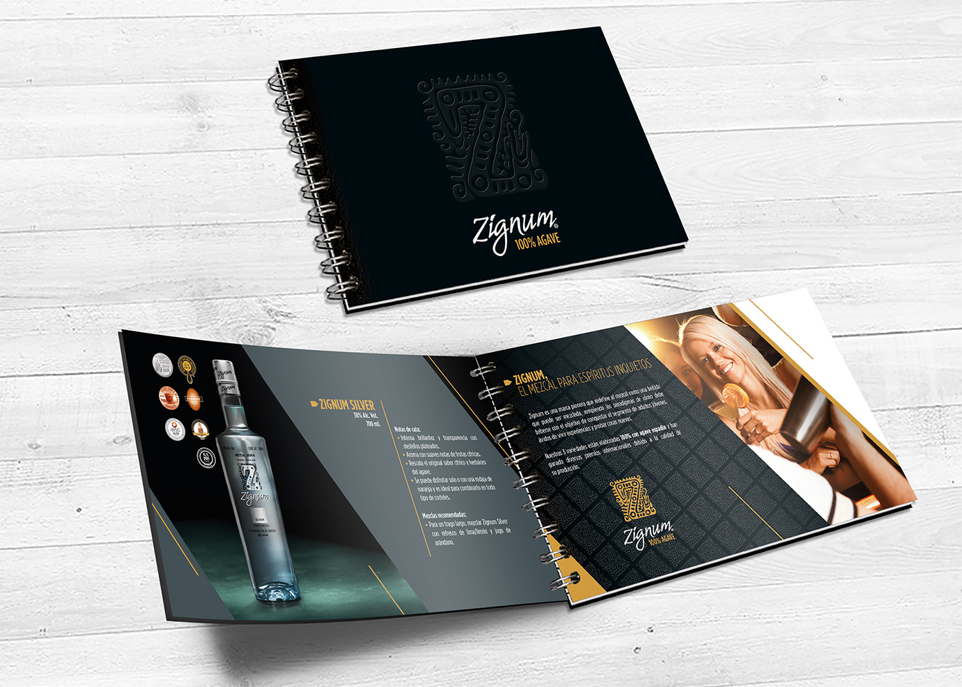 zignum mezcal agave graphic design  art direction  splash Photography  diseño diseño gráfico beveland