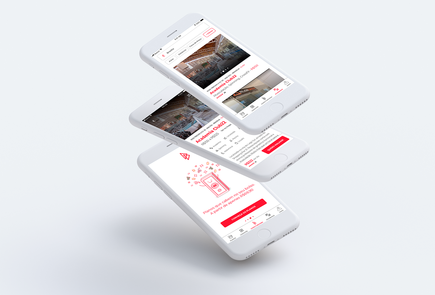 UI ux prototype redesign app design product design 