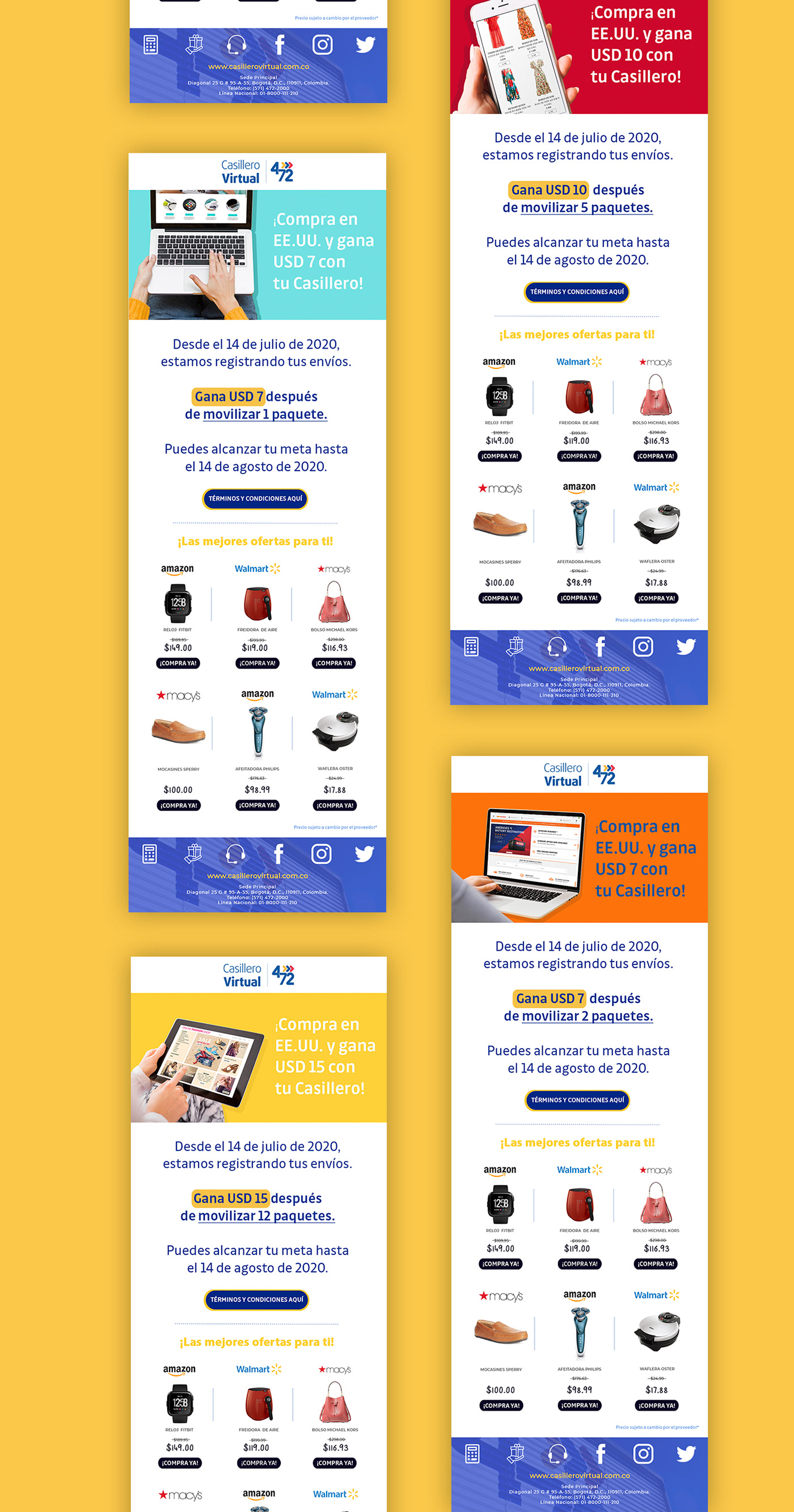 colombia design Email email marketing marketing digital miami Newsletter Design publicidade transporte