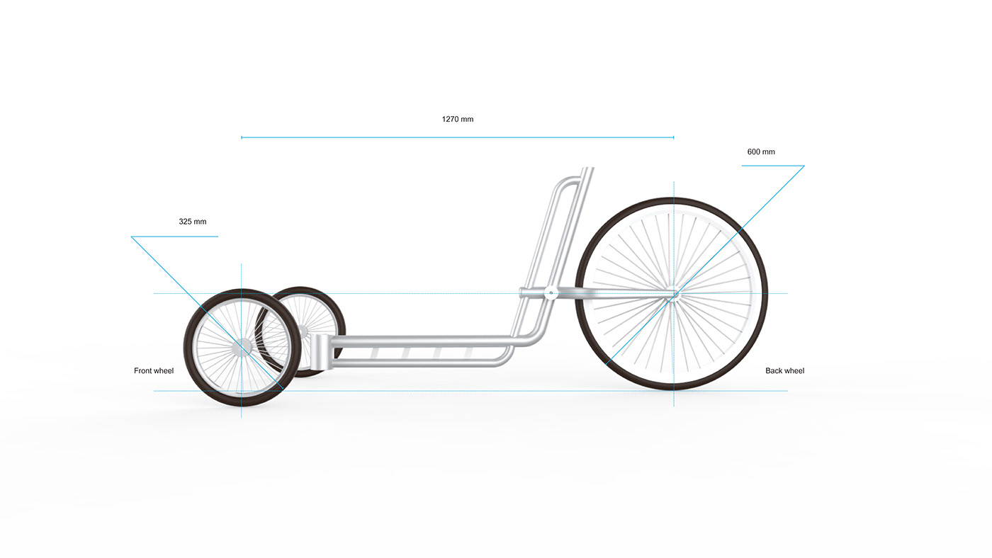 tricycle cycle business wheels eco-friendly modular minimal naked design exposed design functional