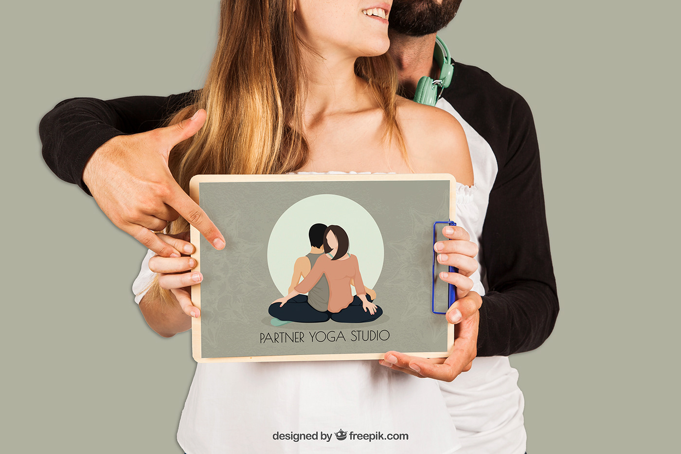 adobe illustrator faceless Health Logo Design meditation partner yoga poster visual identity Yoga