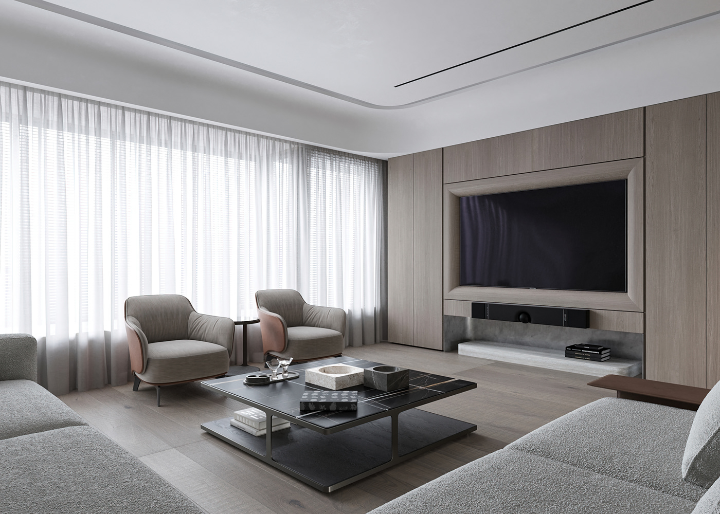 living Interior design visualization Render interior design  3ds max archviz CGI corona