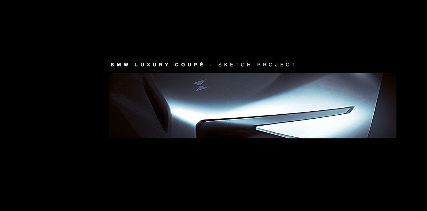 car design automotive   sketch Render design BMW opel