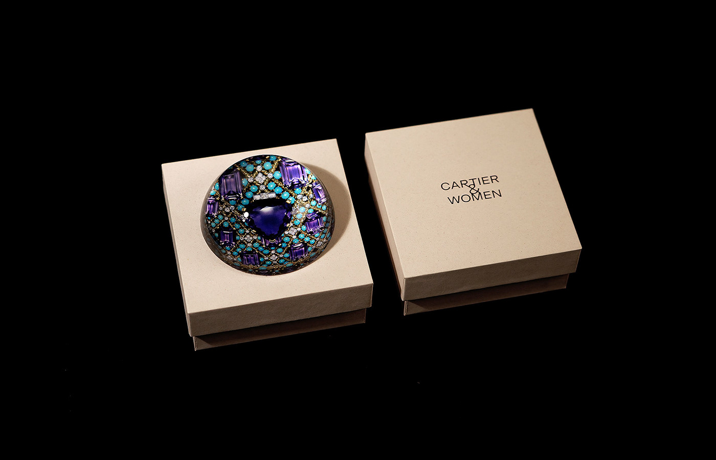 Cartier merchandise Exhibition  graphic design  luxury premium packagining