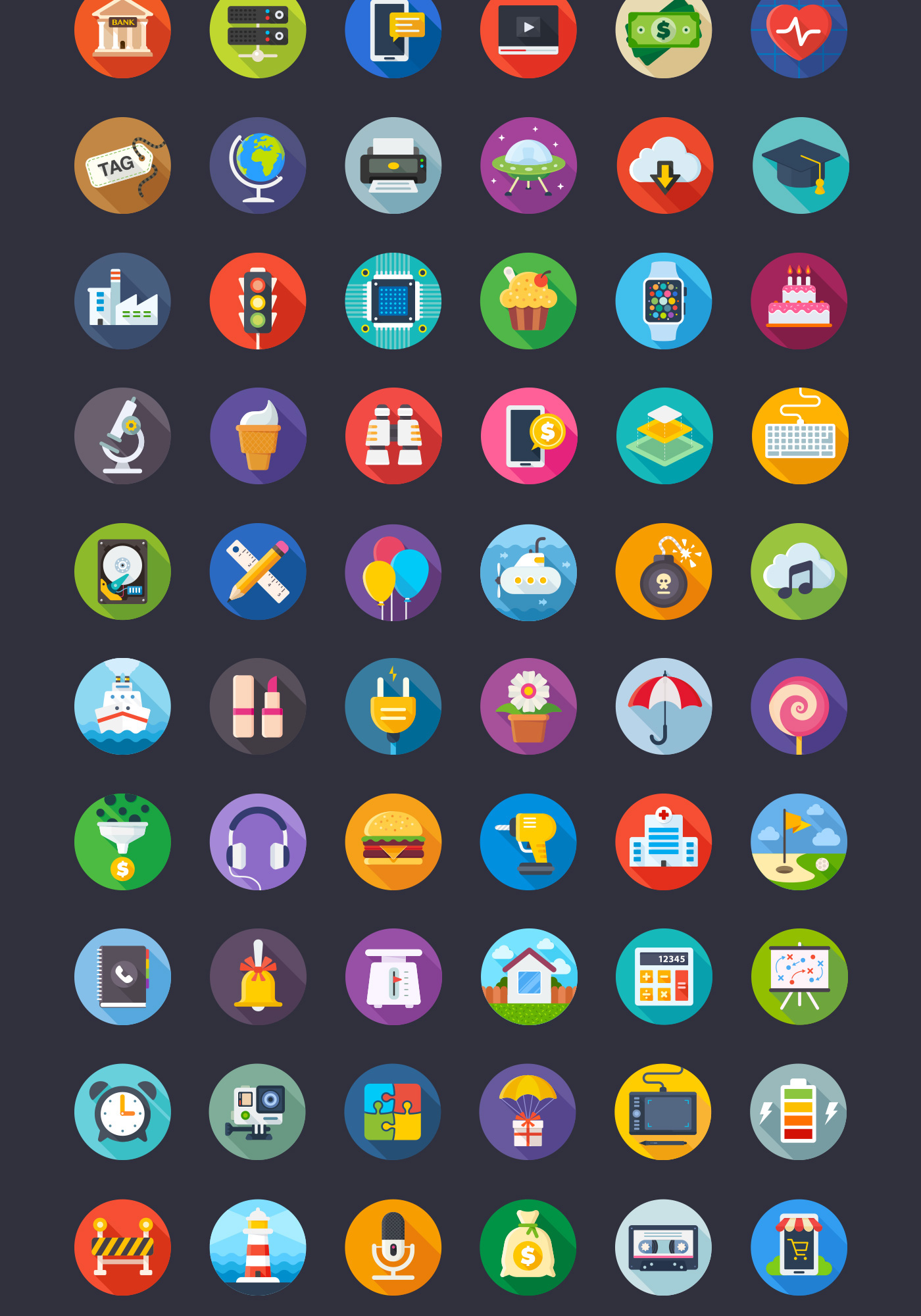 flat icons Icon set icon pack icon set icon design  ecommerce icons icons for web Food Icons seo icons