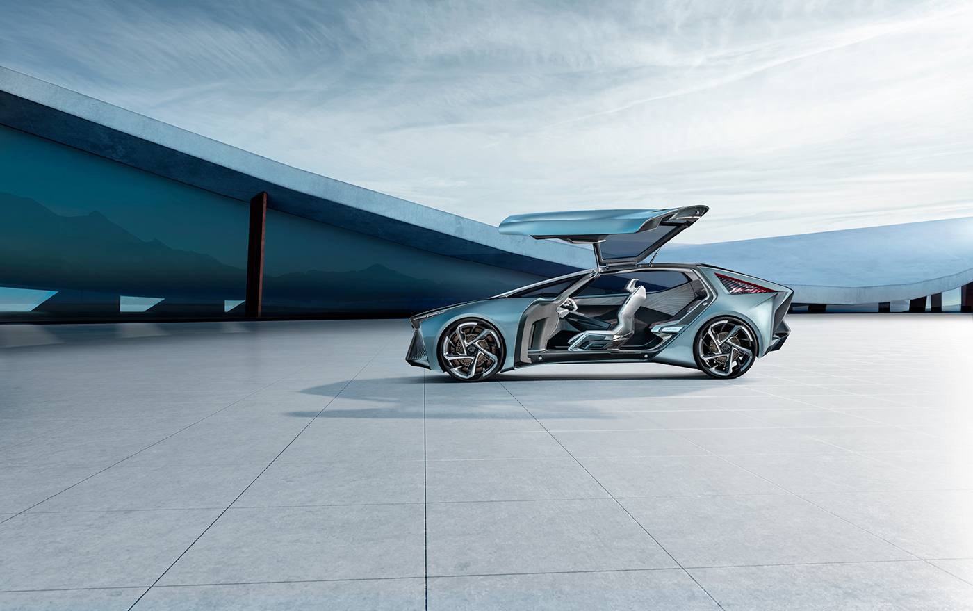 Lexus CGI Photography  concept automotive   tokyo Motorshow LF-30