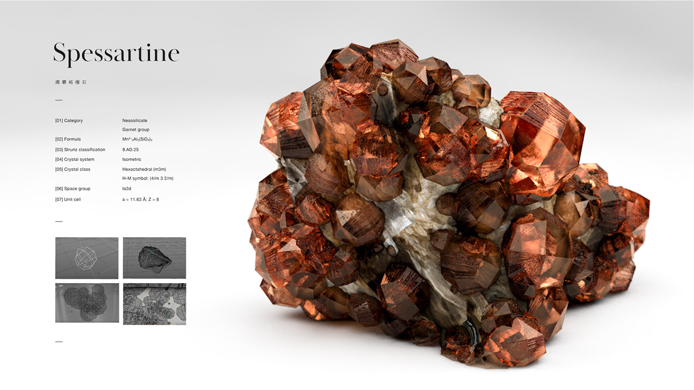 3dcg crystal mineral quartz stone