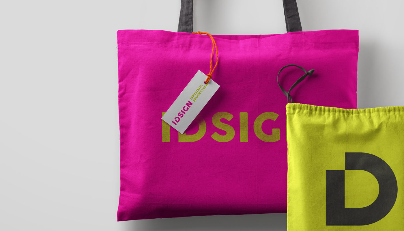 idsign industrial design studio mook brand pink color letter logo