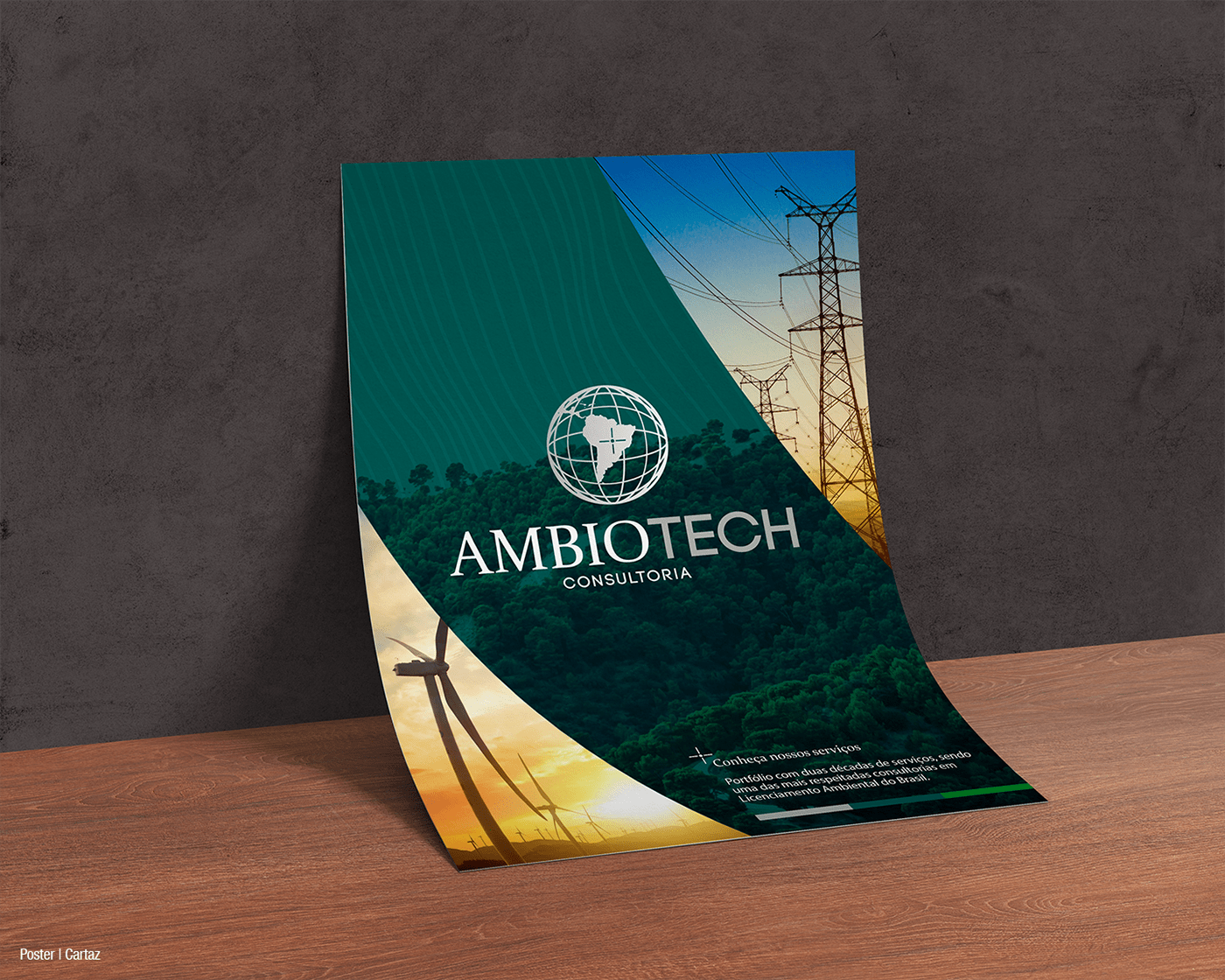 ambiotech Brand Design branding  business card design Digital Card ebook logo Nature poster