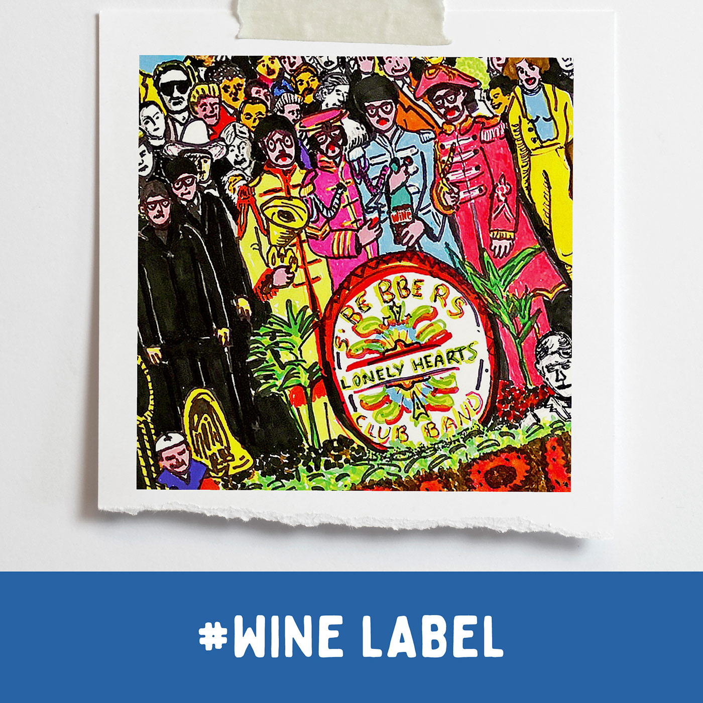 SGT. PEPPER'S LONELY HEARTS WINE BAND / BEBIBLES (The Beatles)