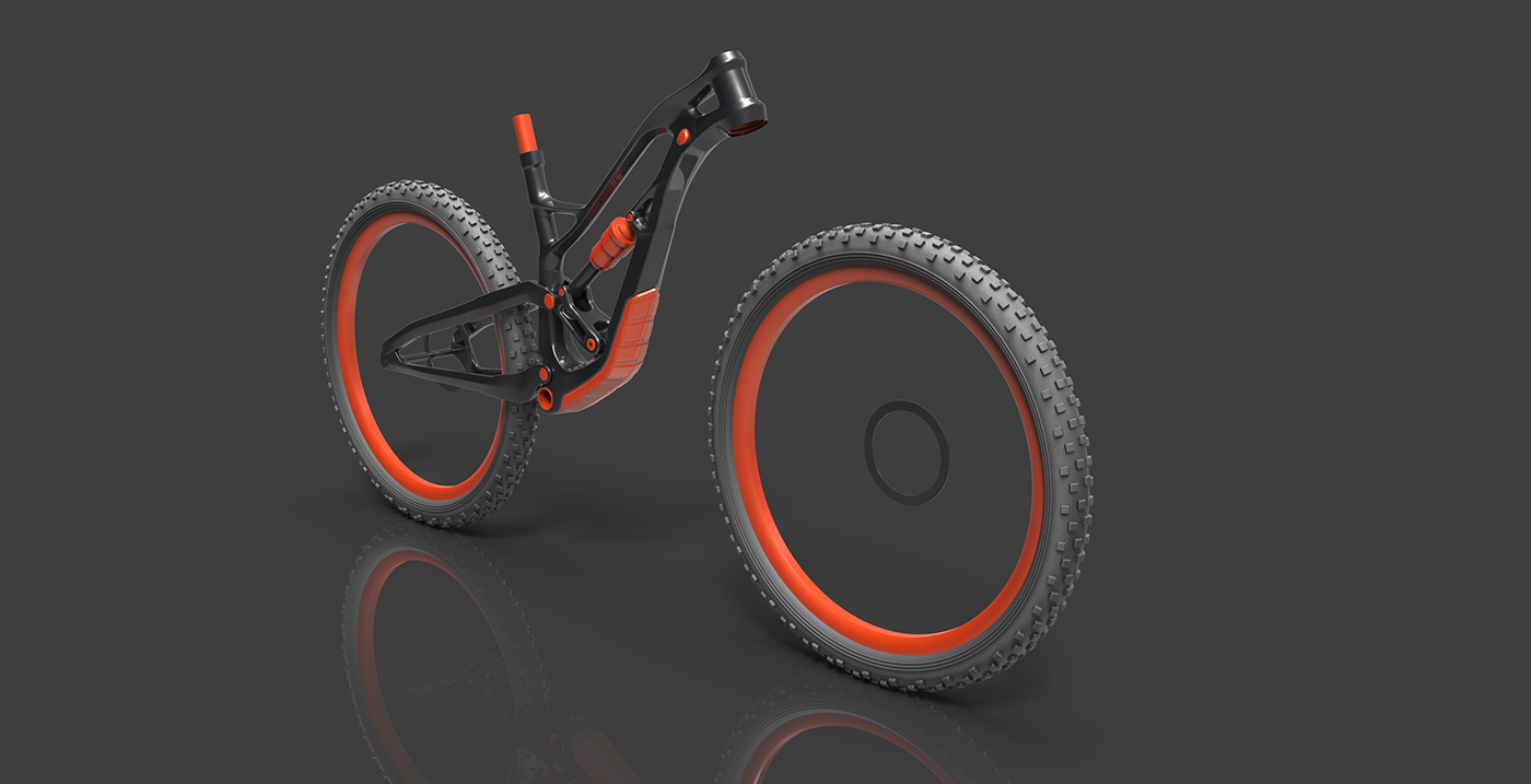 rendering keyshot Bicycle concept 3D model Catia ID 3D