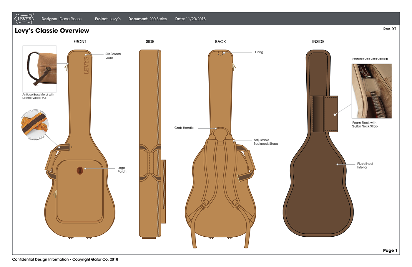 Musical Instruments guitar product design  music artwork soft goods backpack Fashion  bag Gig Bag