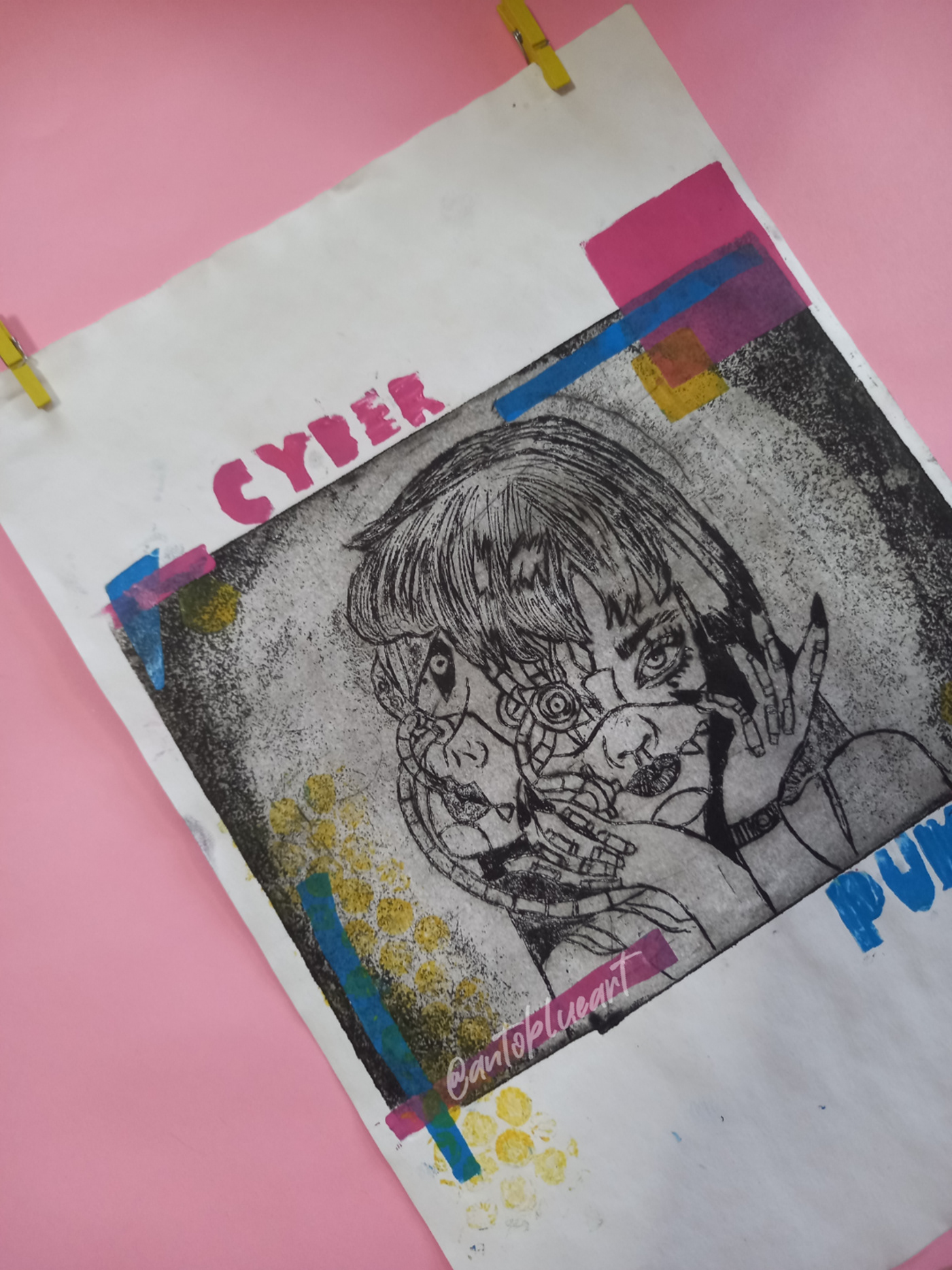 grabado printmaking engraving anime junjiito DryPoint grabadoenhueco