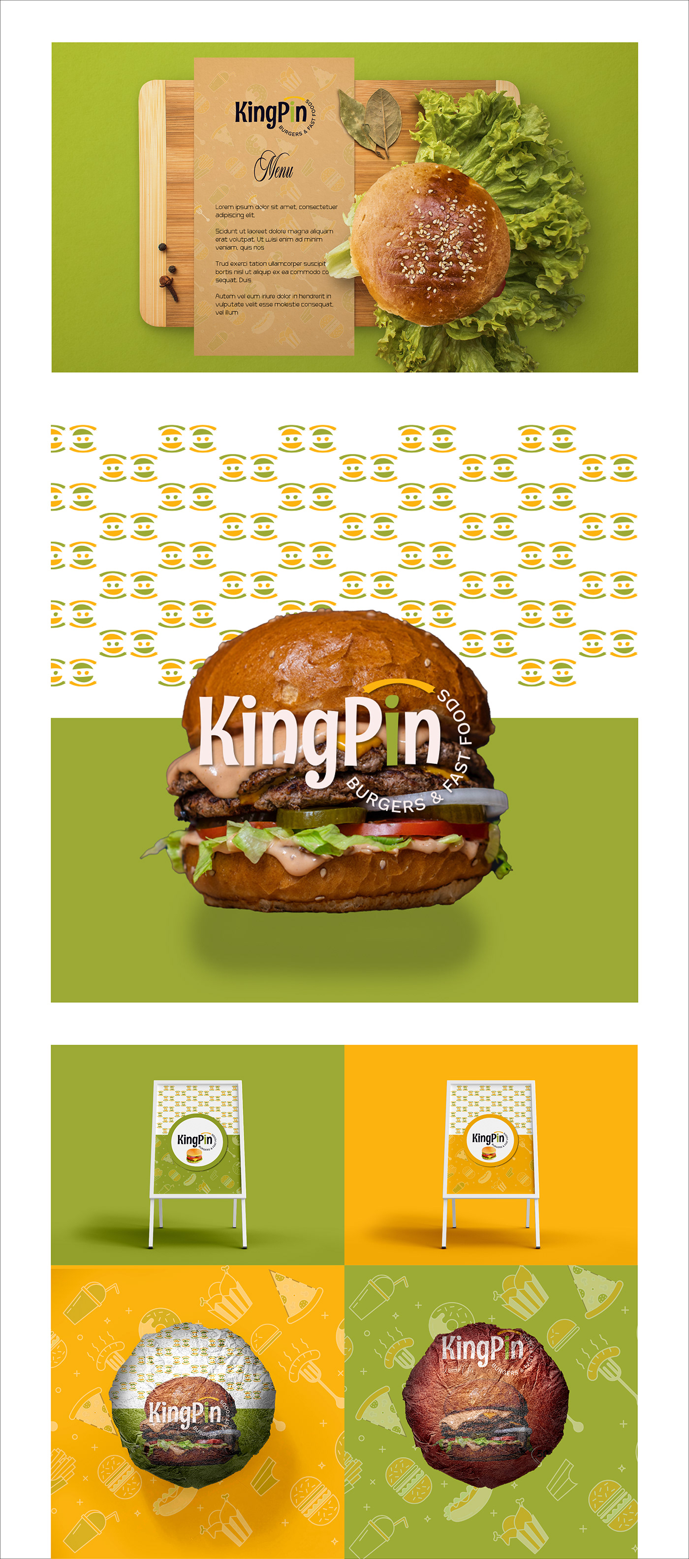 burger burger brand burger brand identity Burger Logo burger shop burgers branding burgers shop Fast food Food  food design