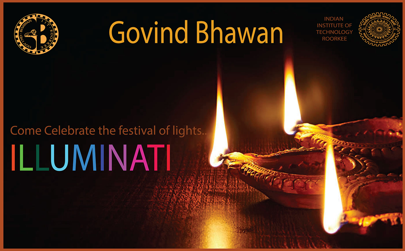 print design  Diwali IITR IIT Roorkee Govind Bhawan