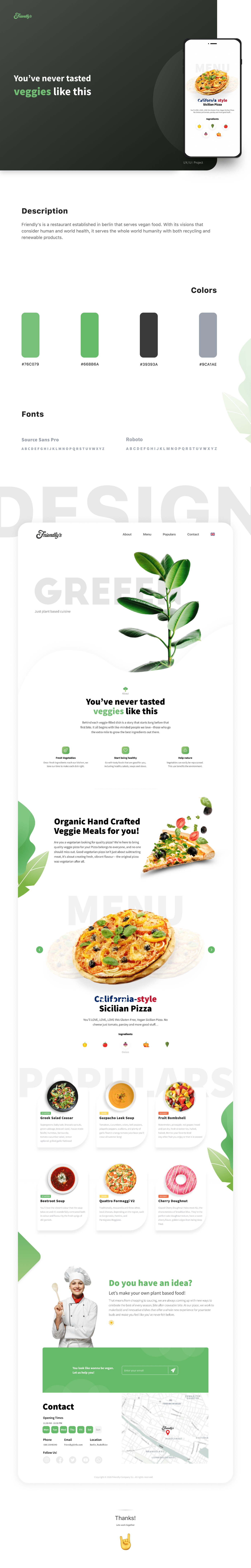 app design design Experience Interface restaurant UI ux ux/ui vegan Web Design 