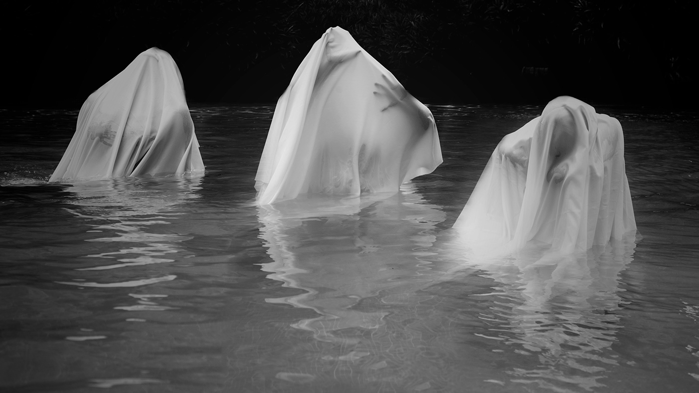 ghost Photography  portrait water woman