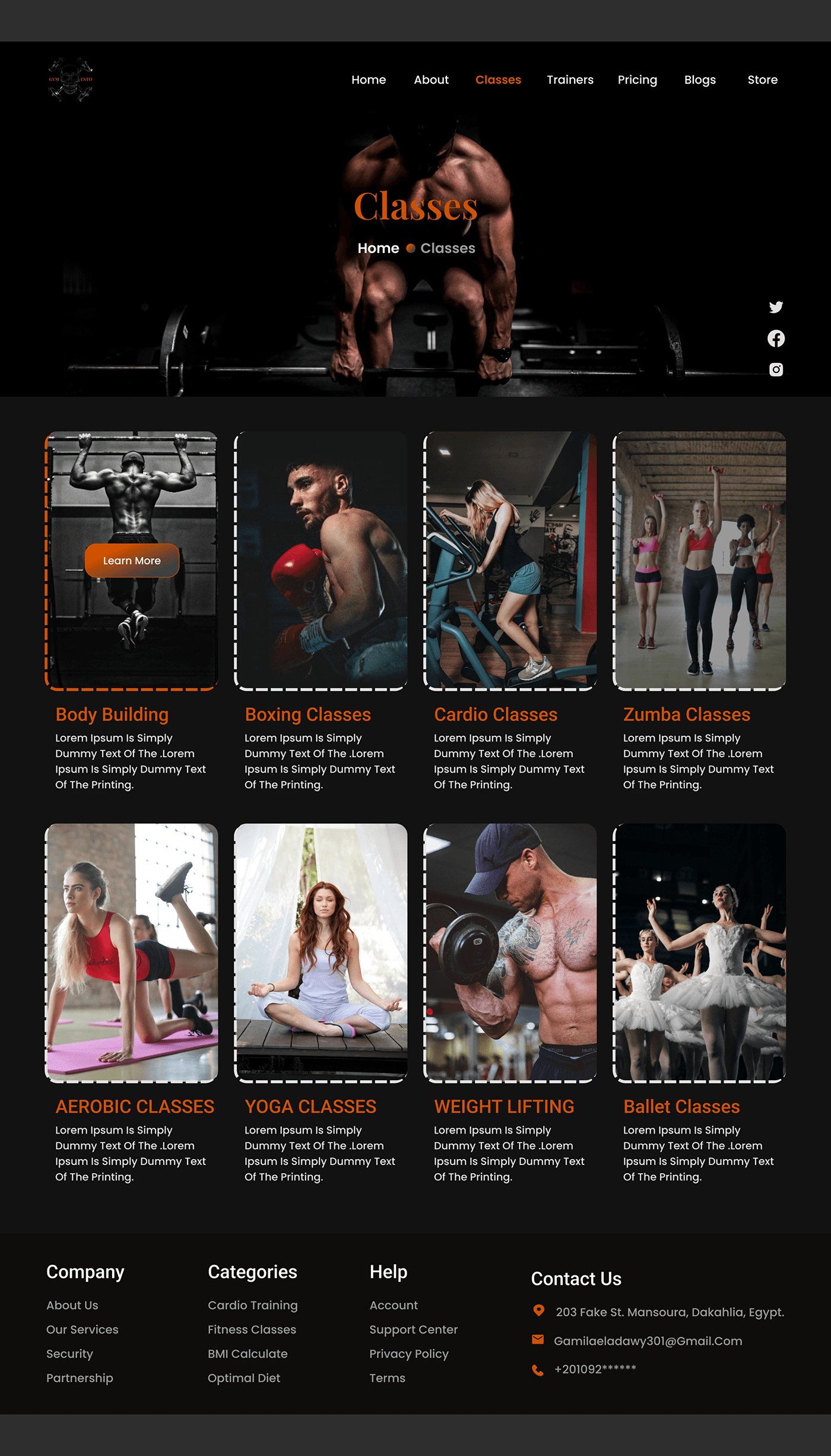 fitness gym спорт Fitness Design ui design Web Design  Website fitness website