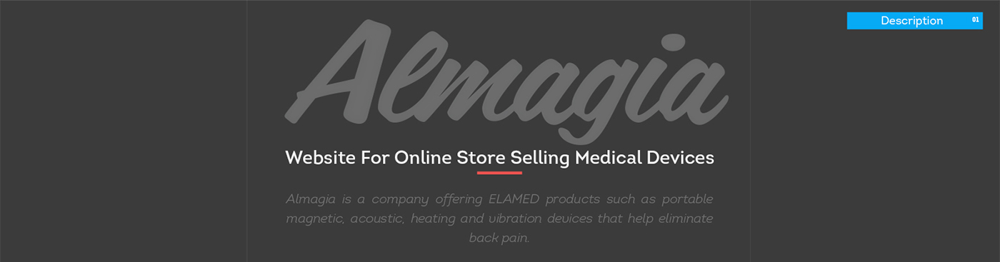 interaction Web redesign medical identity animation  store shop violet new