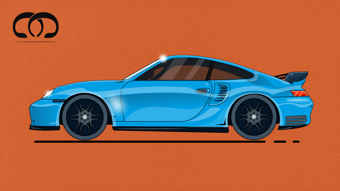 Illustration Porsche on Behance