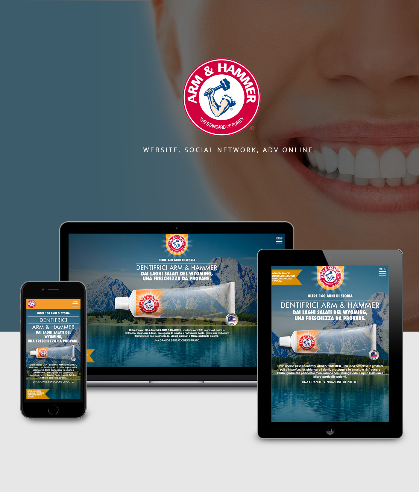 Website Webdesign art direction  design Responsive fresh clean modern branding  rwd ArtDirection brand toothpaste