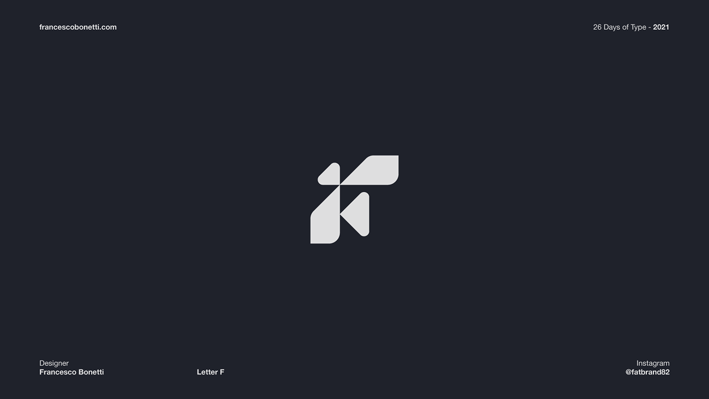 36 days of type Days of Type geometric letters Logo Design logo folio logo mark Logotype symbols type