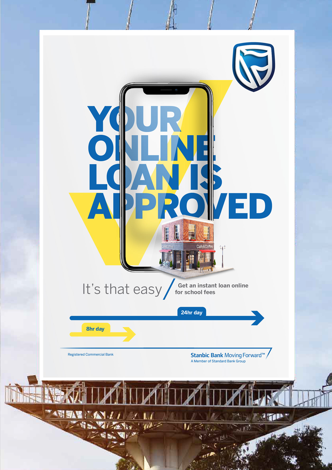 Advertising  loan Stanbic Bank Zambia standard bank africa Creative Design digital best designer muzikayise mthethwa