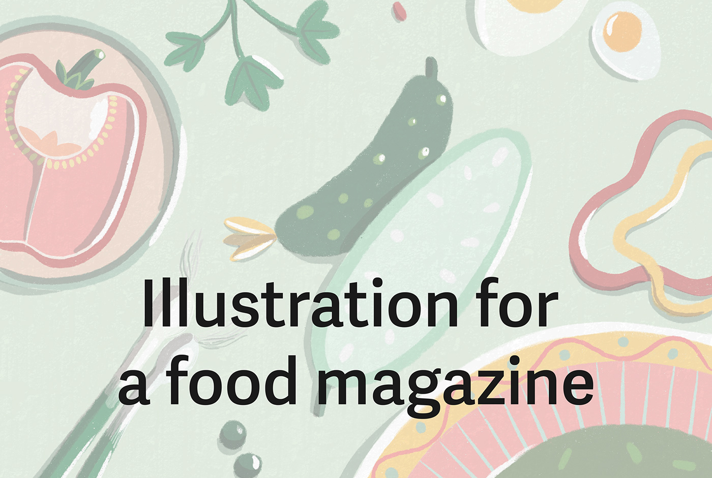 cover artwork cover design editorial design  Editorial Illustration food illustration Magazine Cover Magazine design