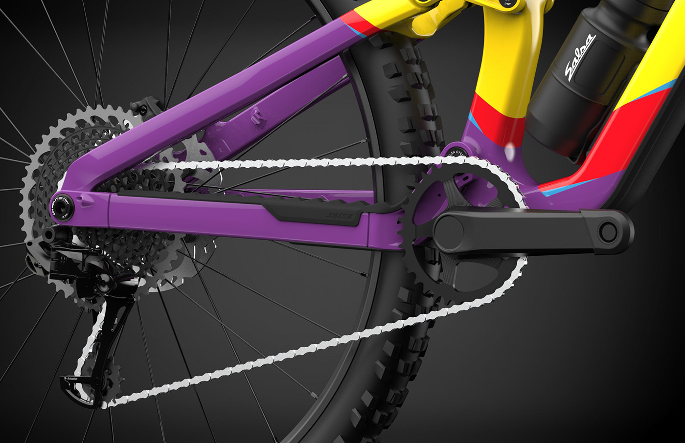 Bicycle bike design Carbon Fiber Full Suspension Bike industrial design  salsa salsa cycles cassidy Bike mountain bike