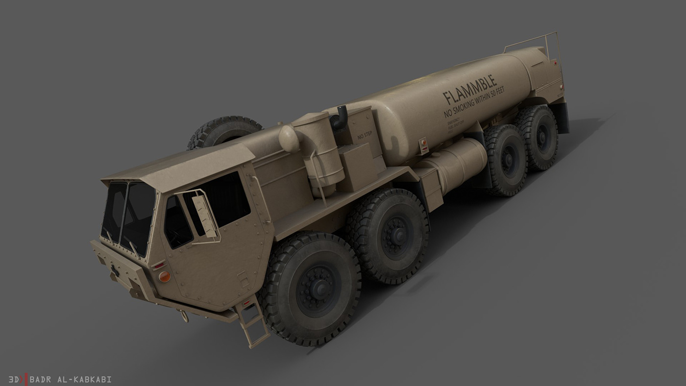Military OshKosh Truck Vehicle