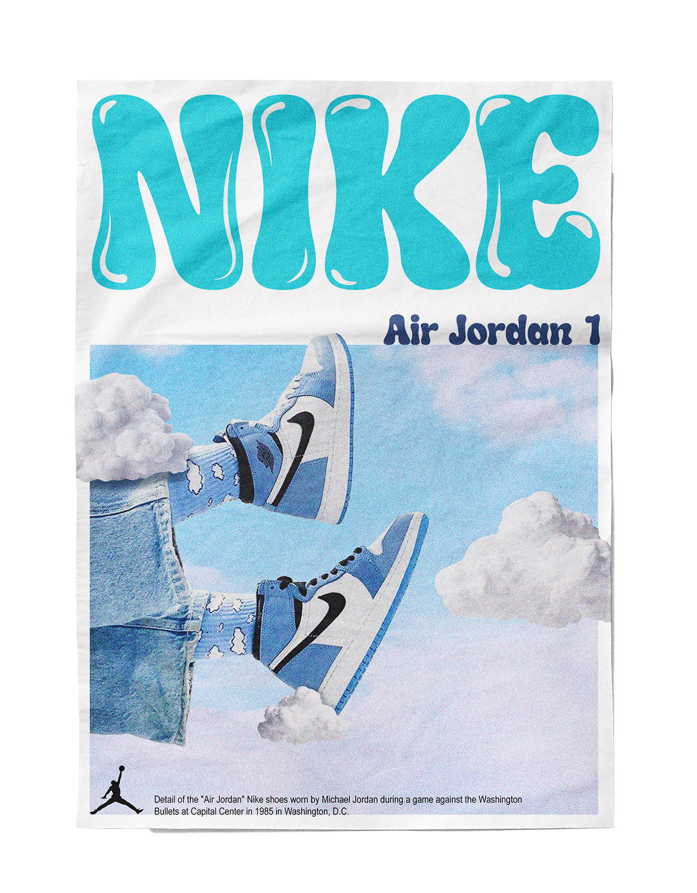 poster Poster Design Nike branding  identity graphic design  sports shoes marketing   jordan
