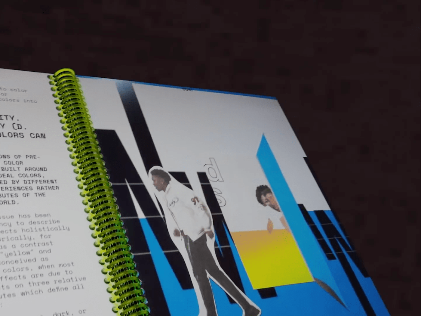 Magazine design Layout Design music video InDesign